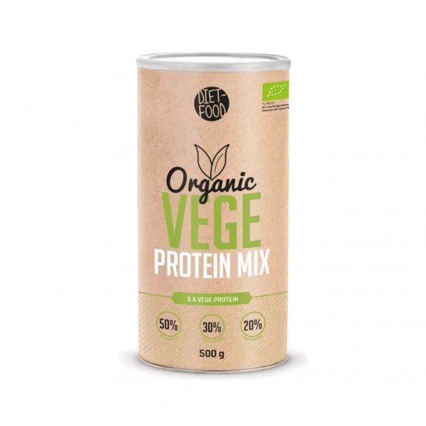 DIET-FOOD Organic Vege Protein Mix 500g Naturalne